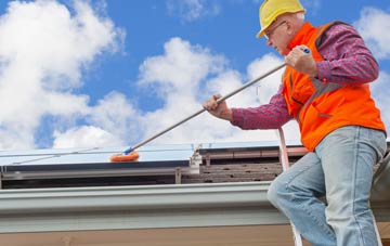 Flint soft wash roof cleaning